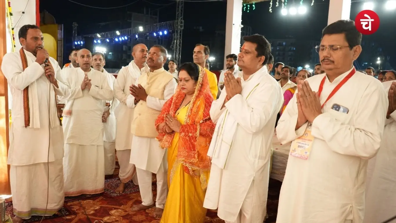 The Ramlila festival at Maharishi Nagar